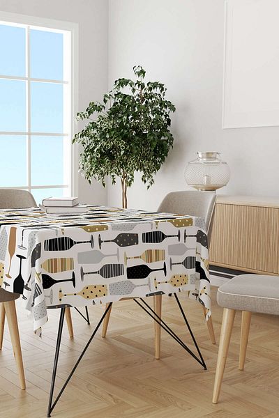 Cango Home Alb Negru Obiect Decorativ Cu Motiv Imprimare Digitală Hanorac Cgh590-ms