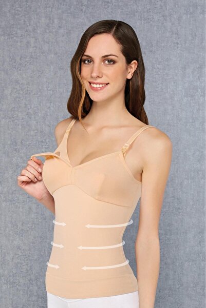 Doreanse Kadın Anne Lohusa Emzirme Korse Atlet 9114