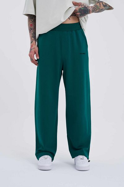 Machinist Ανδρικό φούτερ Basic Oversize φαρδύ σκούρο πράσινο
