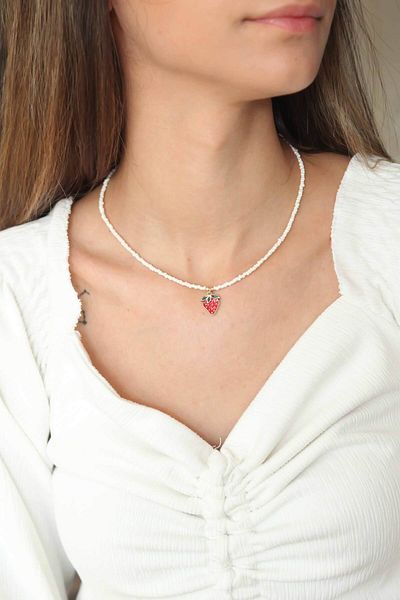 Clariss Necklace - White