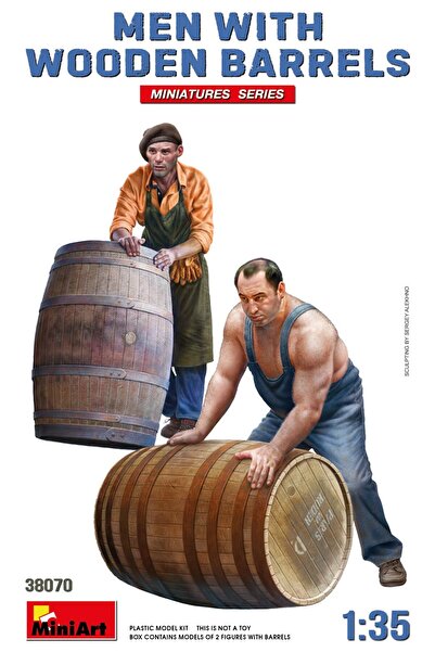 MiniArt 38070 1:35 1:35 Ahşap Fıçılı Adamlar