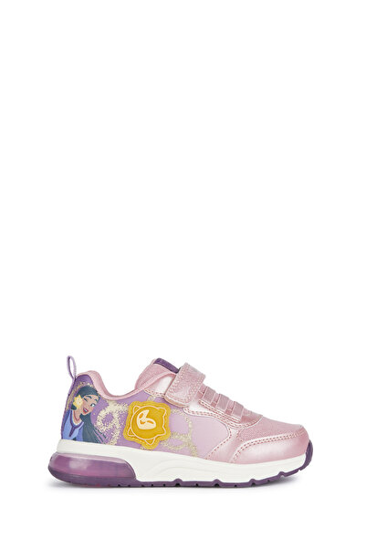 Geox Pantofi sport roz Spaceclub cu bandă pentru fete J458va0anajce88u