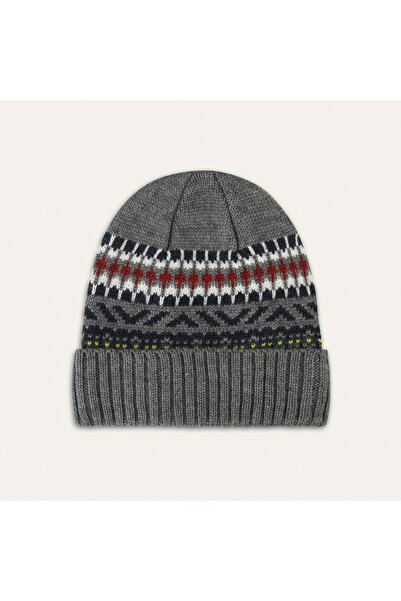 Mudo Wool Mixed Jacquard Beret