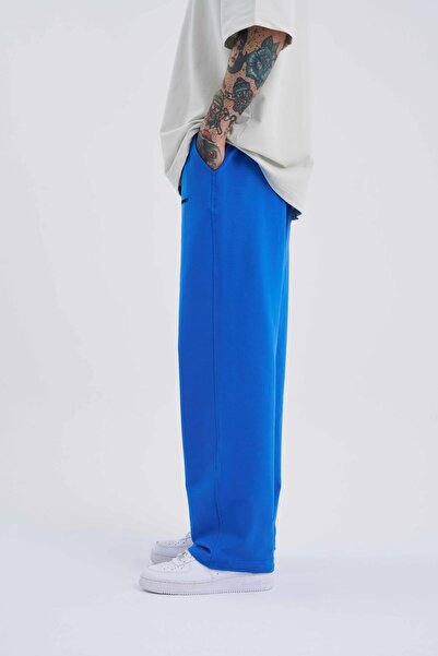 Machinist Ανδρικό Basic Oversize φαρδύ μπλε φούτερ