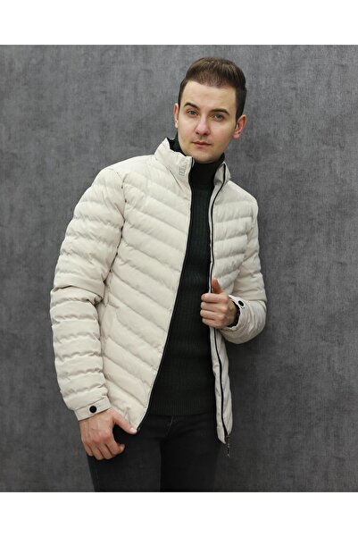 Markova 7018 KIŞLIK ŞİŞME MONT(KREM)