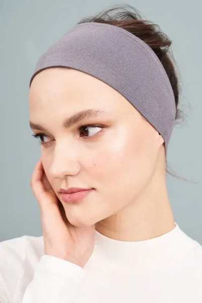 Madame Polo Silicone Bandana Bonnet - Gray