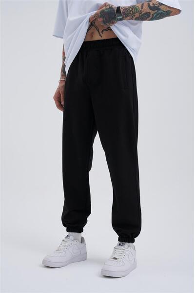 Machinist Ανδρικό oversized Jogger Μαύρο Φούτερ