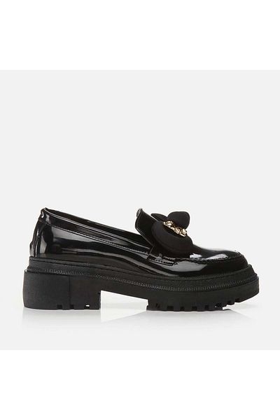 Yaya by Hotiç Schwarzer Damen-Loafer