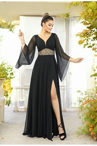 FaBe Fashion VALON KOLLU DANTEL KOMBİNLİ BEYAZ ŞİFON NİKAH  NİŞAN SÖZ DIŞ ÇEKİM ELBİSESİ