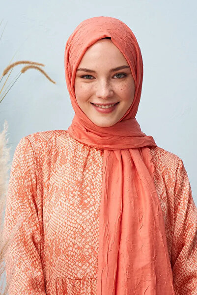 Madame Polo Şal Kraş din bambus - Somon