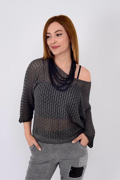 Park Moda 6018 V-Neck Mercerize Bluz