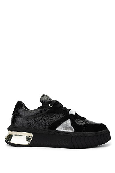 Tamer Tanca Kadın Hakiki Deri Siyah Sneakers & Spor Ayakkabı