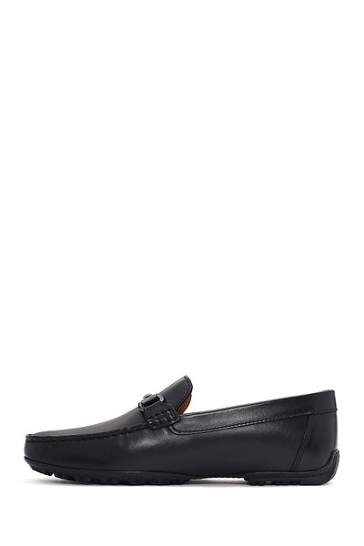 Geox Geox Black Moccasins Mens Shoes