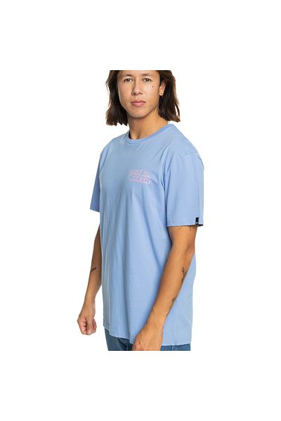Quiksilver Shadow Knock Men's Blue T-Shirt Men T-Shirt Eqyzt07665