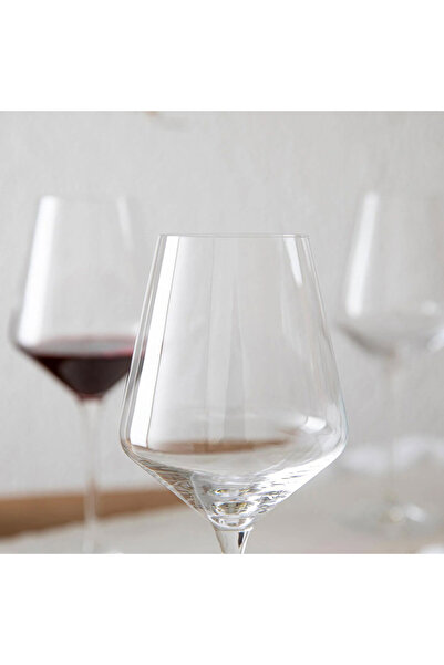 Chakra Devaux 2'Li Kırmızı Şarap Kadehi Seti Transparan