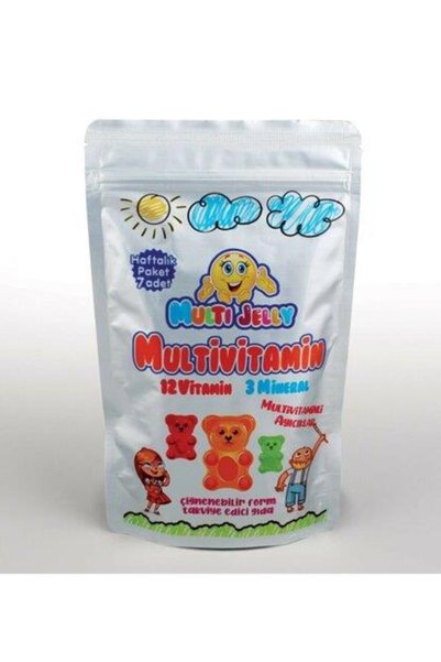 Multi Jelly Multı Jelly ( Multi Vitaminli Jelıbon ) 20 gr X 7 Paket