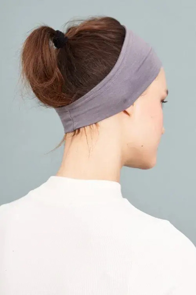 Madame Polo Silicone Bandana Bonnet - Gray