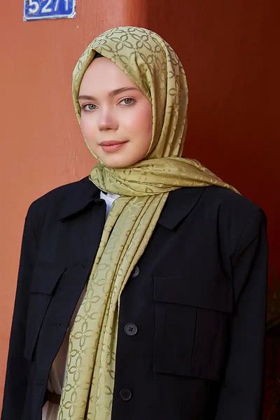 Madame Polo Colecție de modele de trifoi fără timp verde ulei