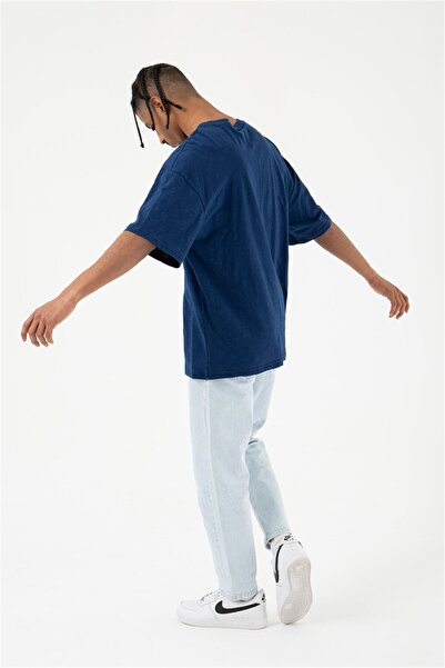 Machinist Ανδρικό μπλουζάκι Flamlı Basic oversized Ingodo