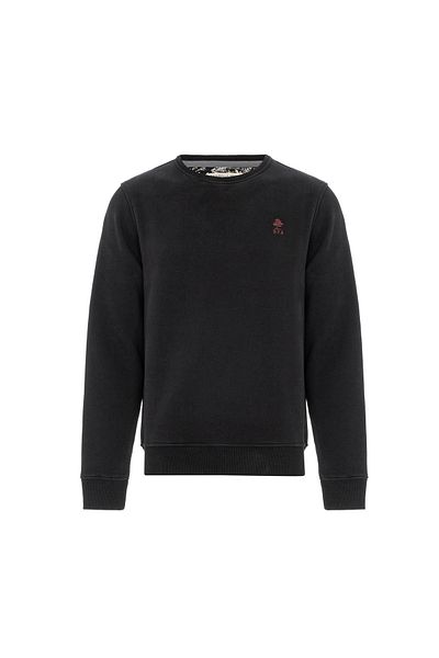 ROUTEFIELD Men's Black Sweatshirt - High Model