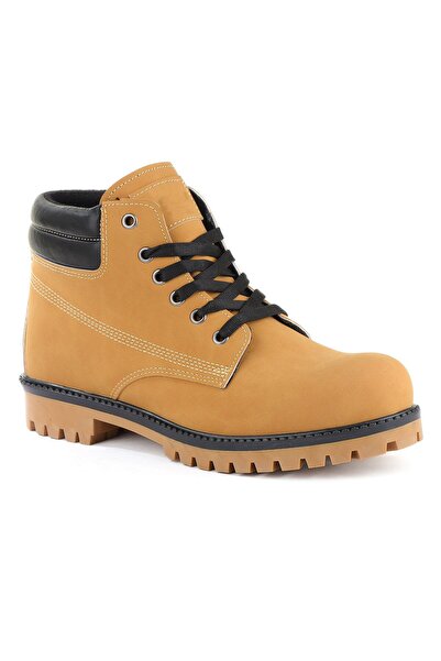 royalmoni Winter Waterproof Lace up Boots Yellow