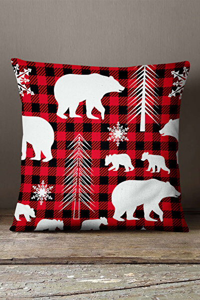 INSENSE HOME Somot Babyface crveno-beli novogodišnji set od Digitalna štampa ...