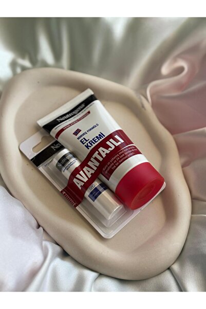 Neutrogena Marka Parfümsüz El Kremi (75ml) Ve Dudak Bakım Kremi Nemlendirici Set
