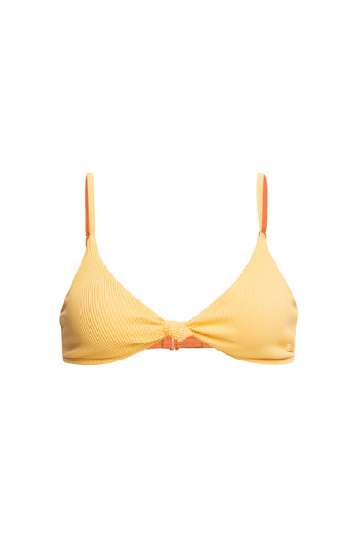Roxy Rib Love The Surf Knot Γυναικείο κίτρινο μπικίνι τοπ Γυναικείο μπικίνι ERJX304759