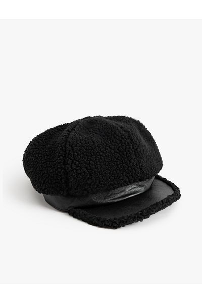Koton Plush Cap Hat