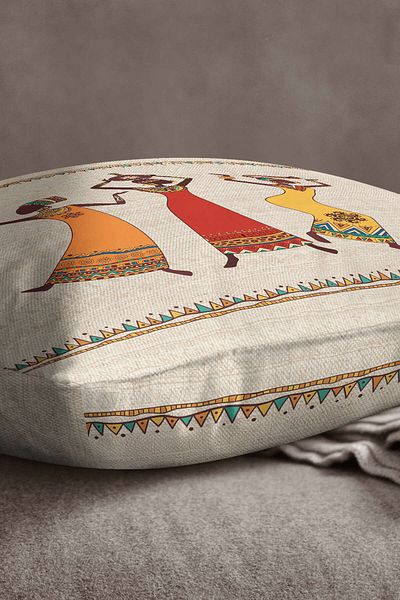 Cango Home Față de pernă din catifea Babyface, etnică, africană, imprimată digitală, pentru femei -kd-cgh1258