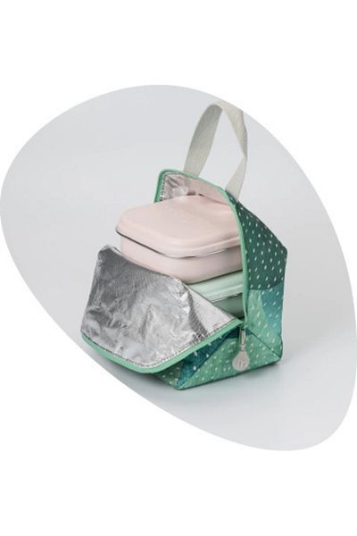 Miniware Set geanta termoizolanta Mealtote cu cutie Grow bento, Miniware Ready Go! Bento, 4 piese