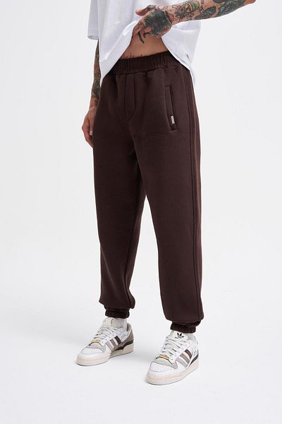 Machinist Ανδρικό φούτερ Basic Jogger Relaxed Brown