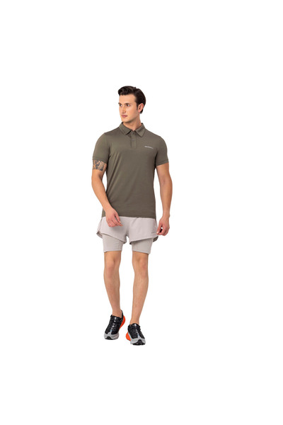 Merrell Pace Men's Green Polo T-Shirt Men's Polo T-Shirt M4Pacem