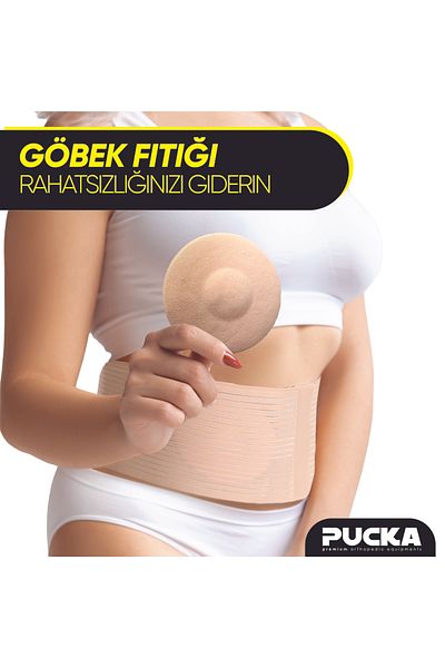 PUCKA Belly Hernia Corset - Premium Support Pad - Breathable Flexible Fabric