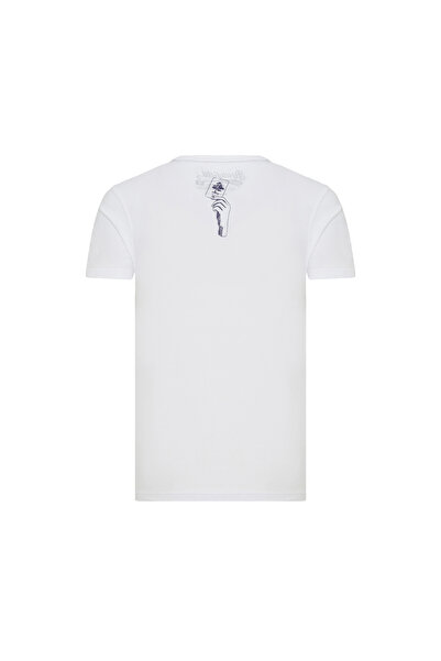 ROUTEFIELD Ted Мъжка бяла тениска МЪЖКА ТЕНИСКА RFTED23