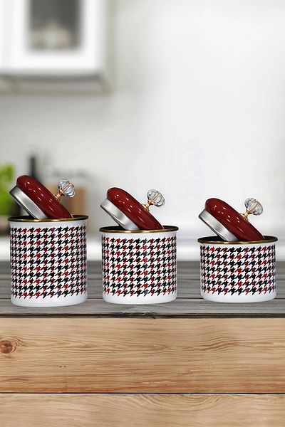 PR HOME Forte Red Enamel - Spice Bowl Set