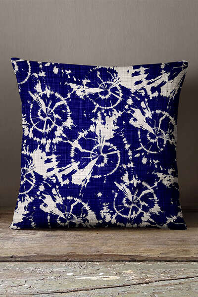 INSENSE HOME Кадифе Babyface Синьо-бежевий морський мотив з принтом у вигляді...