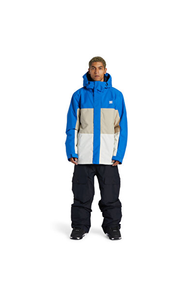 DC Men's Snowboard Jacket Defy Nautical Blue Men's Snowboard Jacket Adytj03063