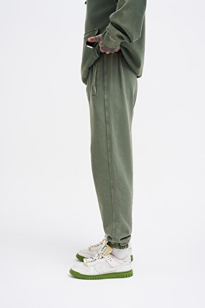 Machinist Ανδρικό πλενόμενο Basic Jogger Khaki Sweatpants