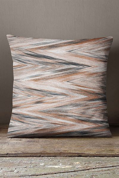 INSENSE HOME Fetă de pernă decorativă catifea Babyface gri maro - Cgh126