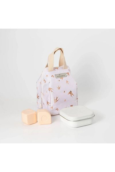 Miniware Set geanta termoizolanta Mealtote cu cutie Grow bento, Miniware Ready Go! Bento, 4 piese