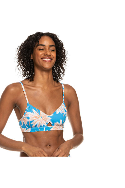 Roxy Pt Love the Cross Step Women's Blue Bikini Top Women's Bikini Top Erjx304735