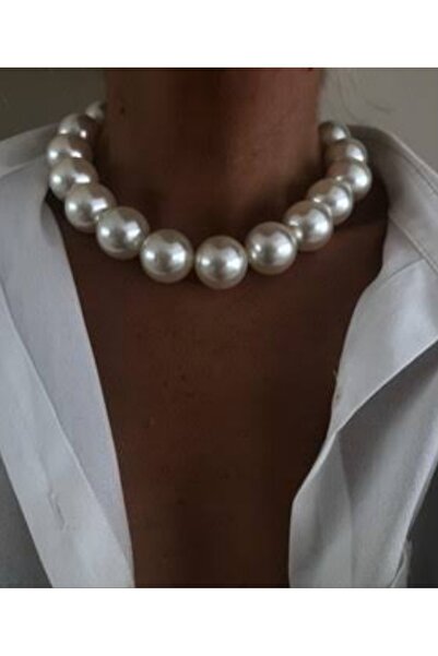 Marlenka İri İnci Kolye