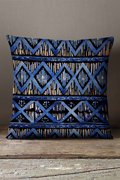 INSENSE HOME Somot Babyface Žuto Plavo Etnički dezen Jastuk Jastučnica - Cgh238