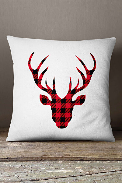 INSENSE HOME المخملية Babyface أحمر أبيض عيد الميلاد تحت عنوان الرقمية المطبوعة رمي وسادة وسادة القضية - Cgh327