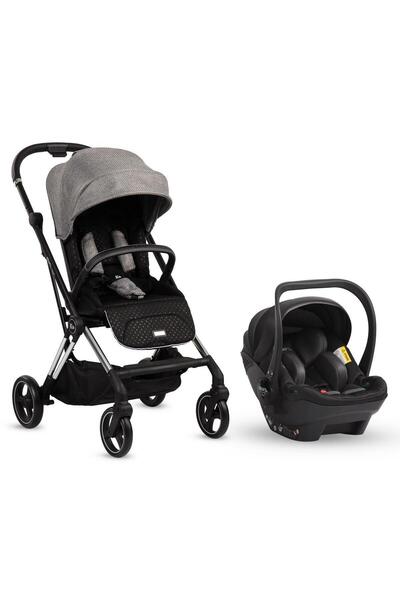 Kraft Tokyo Plus Travel Sistem Bebek Arabası Siyah Gri