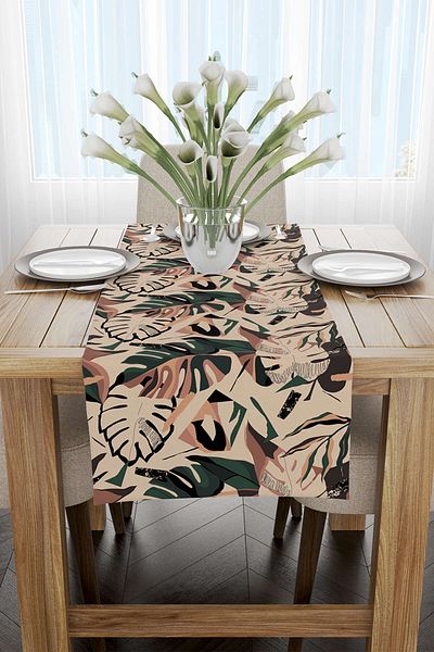 Cango Home Maro Verde Tropical Runner - Cgh251-rn