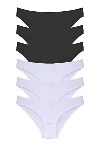 CNT Γυναικεία 6 τμχ Σλιπ μπικίνι Μικτό χρώμα και μοτίβο λουλουδιών Ειδική συσ...