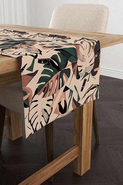 Cango Home Maro Verde Tropical Runner - Cgh251-rn