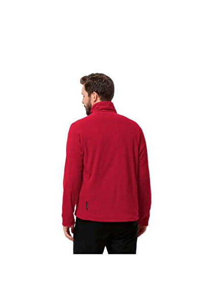 Jack Wolfskin Men's Fleece Jacket - Taunus Fz Red